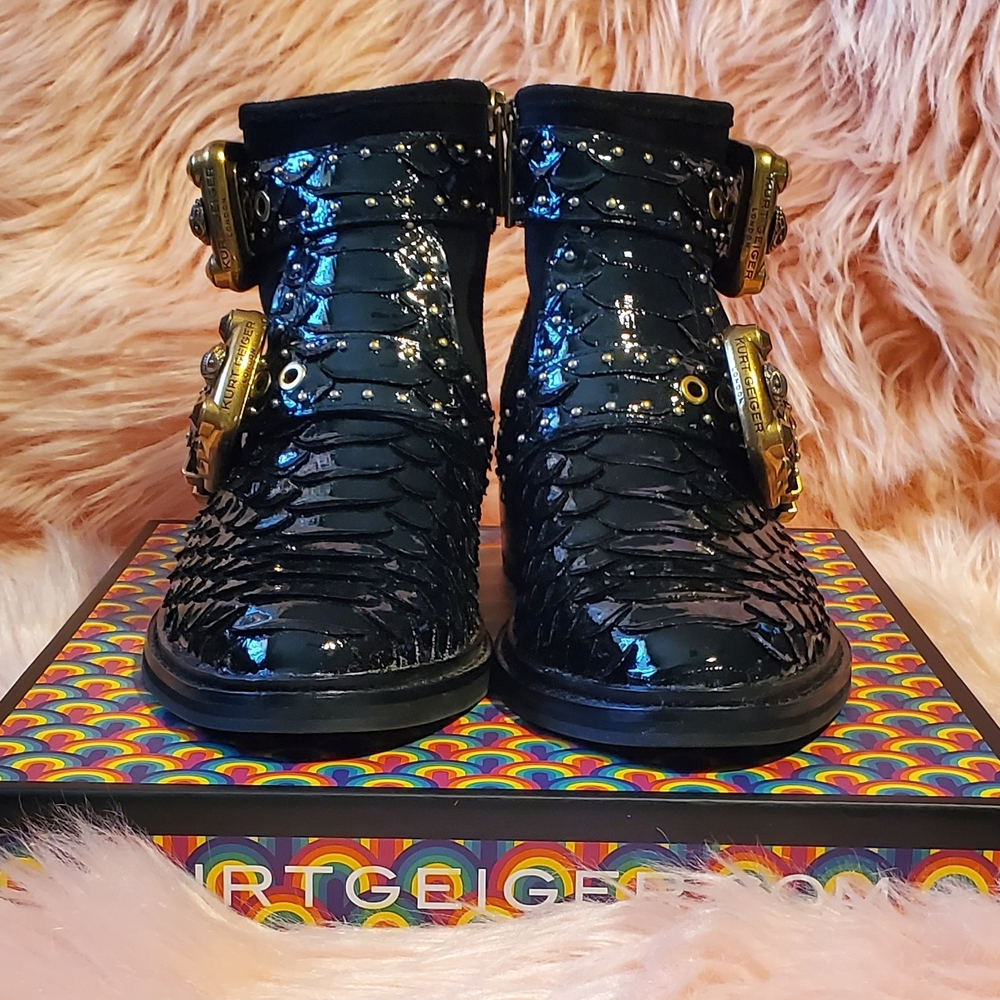 Kurt Geiger London Maddox Ankle Booties - Picture 3 of 7